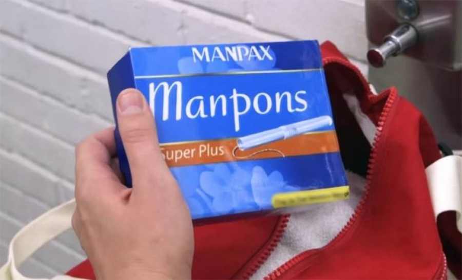 Manpons - ასეთი იქნებოდა კაცის ტამპონების რეკლამა, თუკი მათაც ექნებოდათ მენსტრუაცია (ვიდეო)