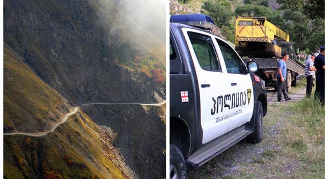 თუშეთში ხალხით დატვირთული ავტომობილი მთიდან გადავარდა - რა ხდება ამ წუტებში შემთხვევის ადგილზე