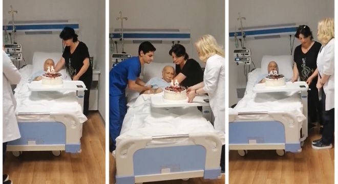 მსოფლიოს საუკეთესო კომპოზიტორმა, გია ყანჩელმა, დაბადების დღე კლინიკაში აღნიშნა