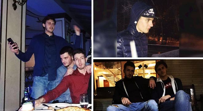 "წეხან გიოსთან ვიყავიით, ახლა ნიკადან მოვდივართ... ჩვენო ღიმილის ბიჭებო, როგორ მენანებით..."