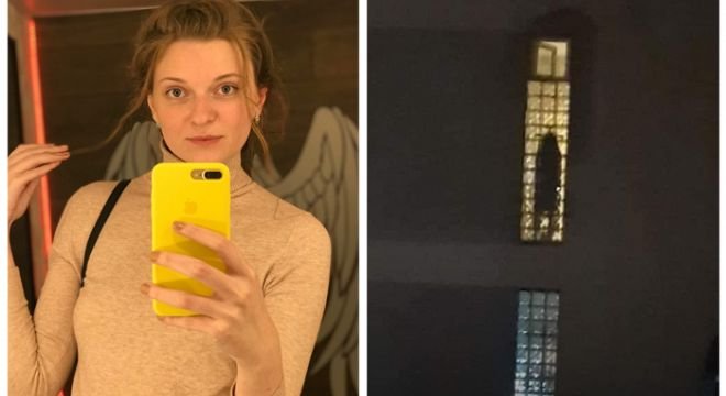 აივანზე გავდივარ, გვერდით კორპუსის აბაზანის ფანჯარაში ვხედავ ამას და დაახლოებით 20 წუთი ვუყურე... ბოლოს ისტერიკა რო გადავლახე 112-ში დავრეკე