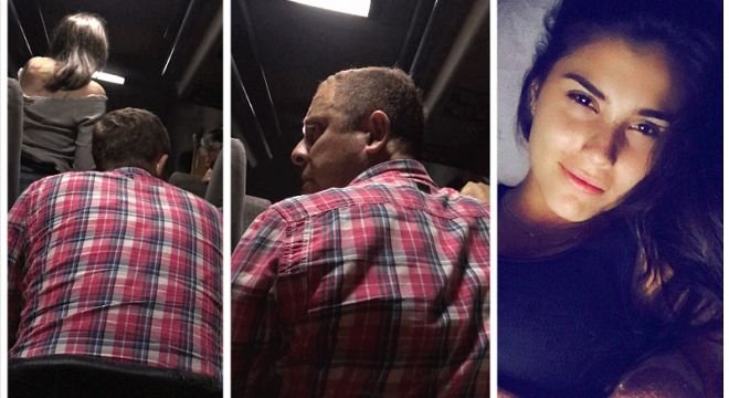 "რუსთავიდან თბილისში სამარშრუტო ტაქსით ვმგზავრობდი 2 მცირეწლოვანი ბავშვით... ქალაქს რომ გავცდი ჩემ წინ მჯდომმა კაცმა დაიწყო... მივუთითე გაჩერებულიყო, მაგრამ უარესად დაიწყო... პოლიციის იმედი აღარ მაქვს და იქნებ თქვენ მაინც იცნოთ ვინ არის ეს არაკაცი..."