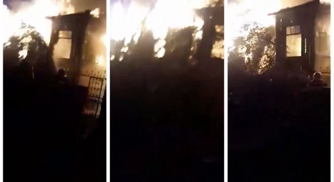 "გადაიბუგა ყველაფერი... ბავშვები არიან შიგნით..." პირველი ვიდეო კადრები ბაღდათიდან, სადაც ხანძარს 5 ადამიანის სიცოცხლე ემსხვერპლა