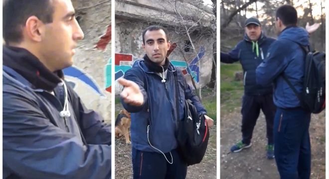 "მოკლედ იპოდრომზე ვსვავდით ლუდს და ვიღაც მოვიდა შსსდან ვარ... იცოდეთ სახეზე ეს ადამიანი დადის ყალბი საბუთებით ატყუებს გოგოებს... მერე ეს მაგარი ადამიანი მოვიდა და სულ თავბედი აწყევლინა"