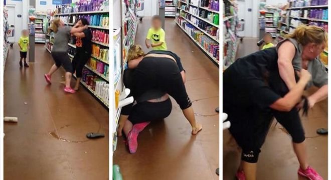 ვაჟა ფშაველას გამზირზე სუპერმარკეტში ქალმა მოლარე გაყინული ქათმით სცემა