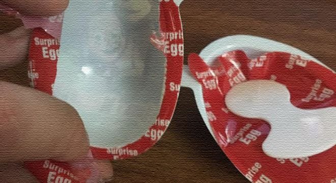 ბუსკვერცხის ქინდერი არ გვიყიდია მარა ბუს კვერცხები კი ამოგვივიდა