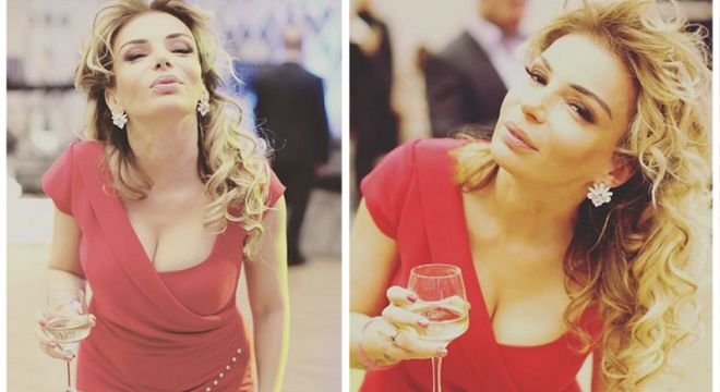 მაია ასათიანმა წითელ კაბაში რუსთავი 20-ის კორპორატიულზე ყველა ჟურნალისტი დაჩრდილა