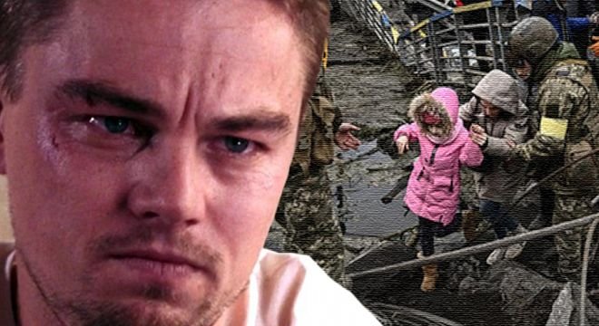 რას წერს ლეონარდო დიკაპრიო უკრაინაში მიმდინარე ომთან დაკავშირებით