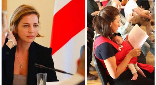 "გუშინ უზენაეს სასამართლოში ეს სურათი გადავიღეთ, სამი შვილის დედაა... აი ასეთ ხალხზე დგას ეს ქვეყანა!"