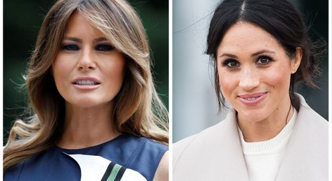 მელანია ტრამპმა მეგან მარკლს მიბაძა და ზუსტად მისნაირი კაბა ჩაიცვა