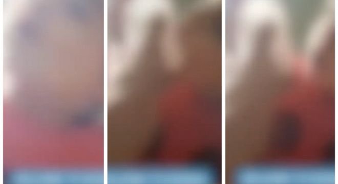 "რას აკეთებ ეგრე არ უნდა ქნა... აქედან გამოუშვი ბოლი..." -  ქართველი კაცი მცირეწლოვან ბავშვს სავარაუდოდ მარიხუანას ბოთლით აწევინებს