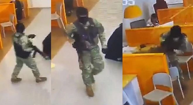 ინტერნეტში საქართველოს ბანკში გადაღებული კადრები ვრცელდება - როგორ შეიძრა მძარცველი ზუგდიდის ფილიალში (ვიდეო)