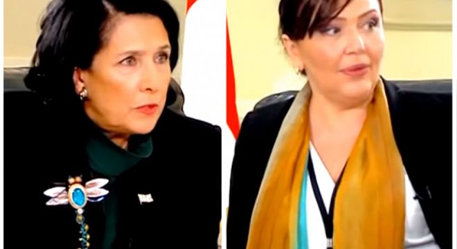 "ძალიან არ მინდოდა დაბადების დღეზე რომ გამებრაზებინეთ, მაგრამ..." - სალომე ზურაბიშვილმა და ინგა გრიგოლიამ კამერების წინ იკამათეს