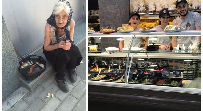 სწრაფი კვების რესტორანი "აპეტიტო" მოხუცებს საჭმელს უფასოდ გაატანს