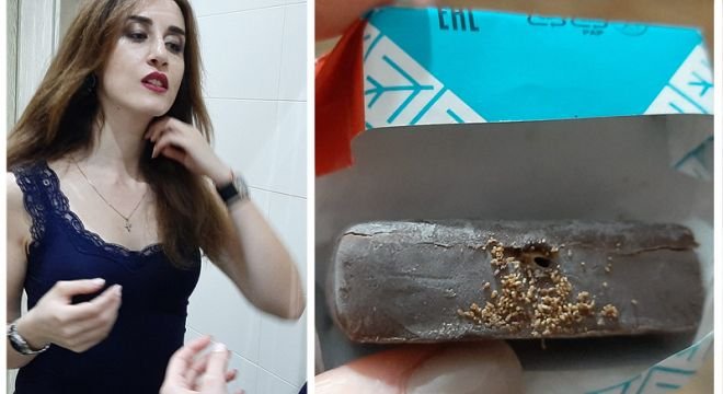 "ეს არის კარფურში ნაყიდი შოკოლადი დათუნია, ნახევარ კილოში 16 ლარი გადავიხადე..."