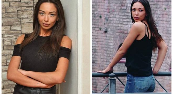 ნახევრად შიშველი ცირა კობიაშვილი ანაკლიის აუზებში ნებივრობს