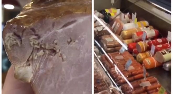 "რა უნდა დავაწერო  იმაზე უარესი  ვიდრე ჩანს... გაფუჭებულ სოსისებს თანამშრომლებს არეცხინებთ და ისე ყიდით... ხალხო დროა რამე ვქნათ, ეს ყველაფერი ერთ-ერთ დიდ ქართულ მაღაზიათა ქსელში ხდება"