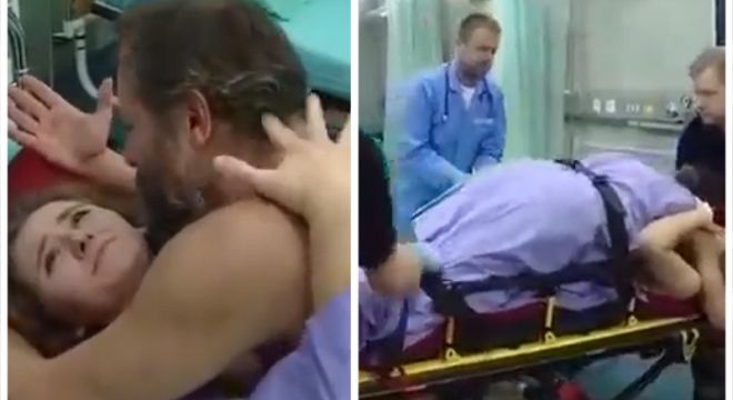 ვიდეო, რომელიც ინტერნეტს იპყრობს - კლინიკაში სე**ის დროს გადაბმული ქალი და კაცი სიყვანეს