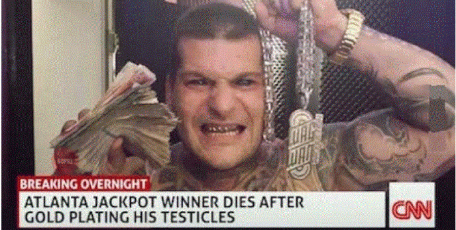 ლატარიაში გამარჯვებულმა ამერიკელმა სასქესო ორგანო დამდნარ ოქროში ჩადო და გარდაიცვალა