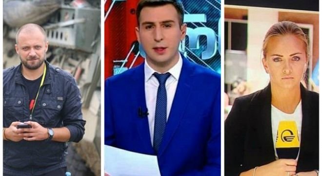 იმედის ჟურნალისტები, რომლებიც რამდენიმე დღის წინ გასული რეპორტაჟის გამო "ტვ იმედს" დაუპირისპირდნენ