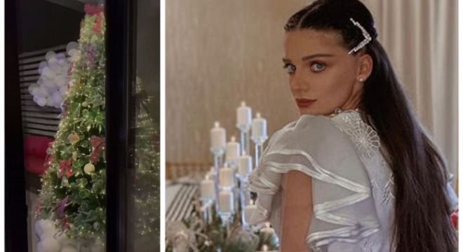 ჯანეტ ქერდიყოშვილის ორიგინალური იდეა - რატომ დადგა მოდელმა ნაძვის ხე აივანზე?