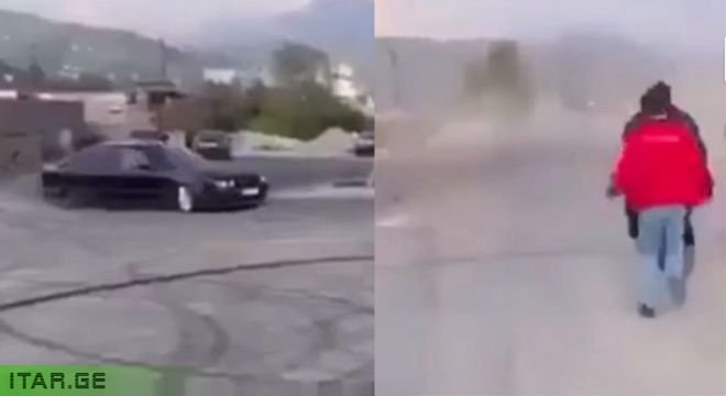 ბათუმში მომხდარი უბედური შემთხვევის ვიდეო კადრები, რომელსაც ახალგაზრდა ბიჭი ემსხვერპლა